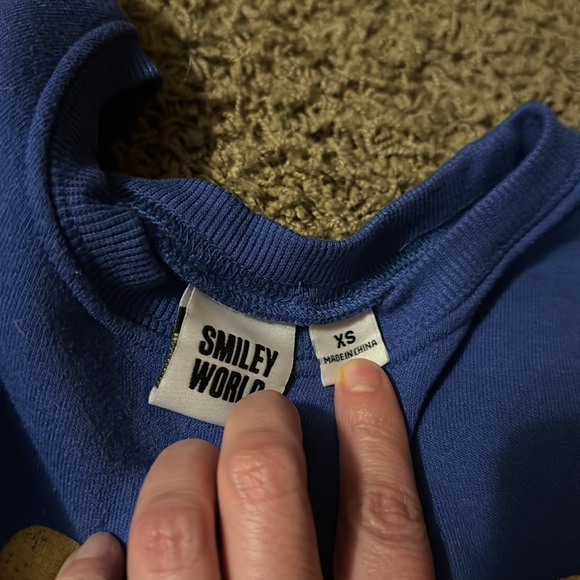 Smileyworld Smile More Fleece Sweatshirt XS - Picture 3 of 4